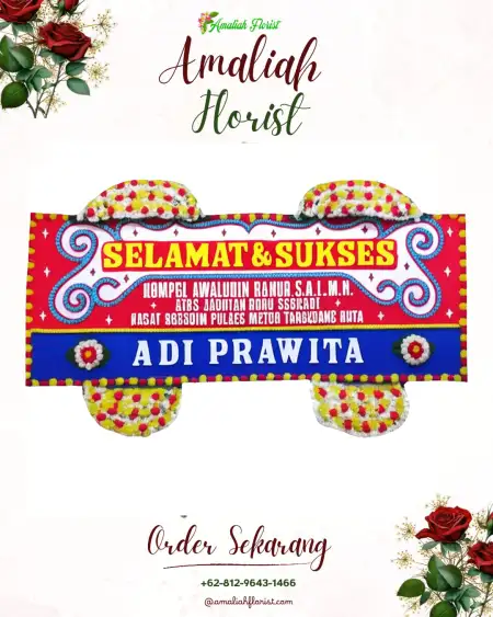 Papan Bunga Ucapan Selamat Cikotok